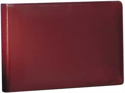 Burgundy Leather Binder, 7 Ring