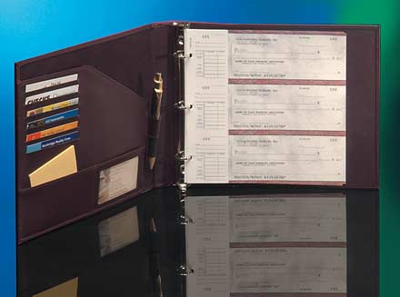 Burgundy Organizer Binder 3 ring