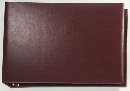 Burgundy Binder vinyl 7 Ring