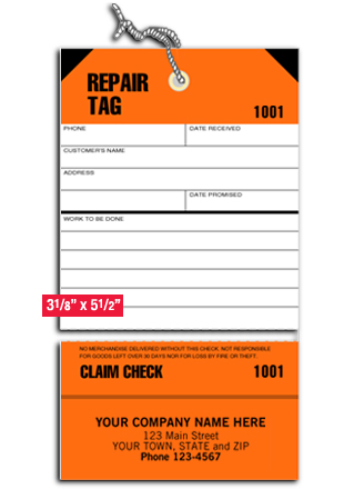 Repair Tag