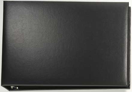 Black Binder vinyl 7 ring