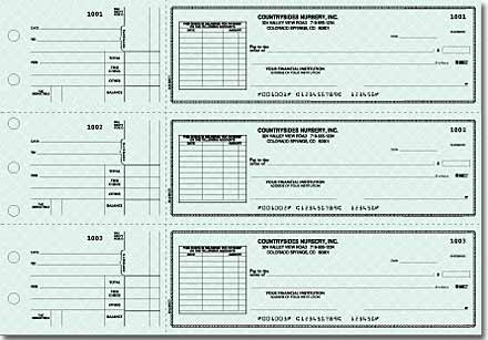 Blue Safety Voucher Checks 3 on a page