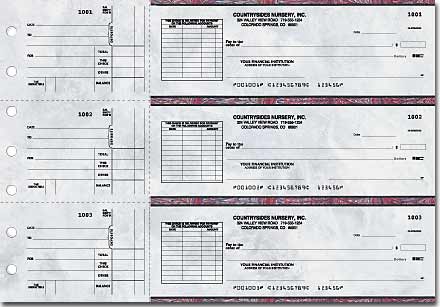 Executive Gray Voucher Checks 3 On Page