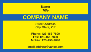 Border Card with Your Company Name 2