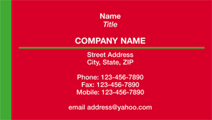 Border Card with Your Company Name 1