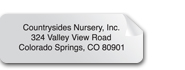 Clear Rolled Labels