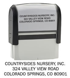 Click on Standard- Return Address Stamp  image to see enlarged version