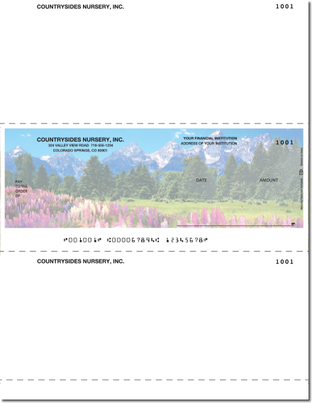 Natures Majesty Middle Laser Checks - Singles