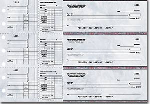 Executive Gray Payroll General Purpose 3 on a page